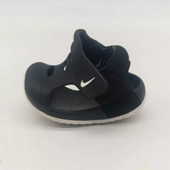Nike Kids Sunray Protect 3 Sandals DH9465-001 Black w/ White Toddlers 2C-10C - Picture 1 of 6